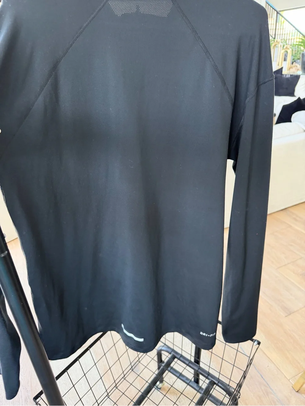 Nike Black Long-Sleeve Half-Zip Training Top